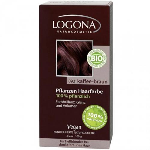 Logona, Pflanzen Haarfarbe (Roślinne farby do włosów w proszku - brązy)