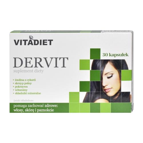 Vitadiet Dervit Pomaga Zachować Zdrowe Włosy Skórę I