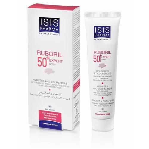 IsisPharma, Ruboril Expert SPF 50+ (Krem ochronny do skóry naczynkowej z nadwrażliwością na działanie promieni słonecznych)