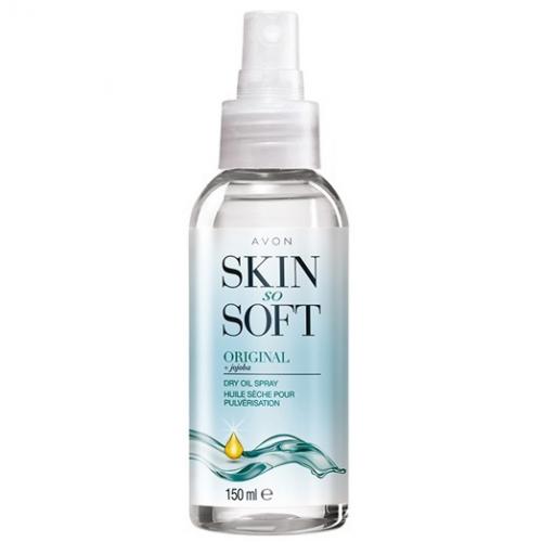 Avon Skin So Soft Original Dry Oil Spray Suchy Olejek Do Ciala W Sprayu Z Olejkiem Jojoba Satynowa Gladkosc Nowa Wersja Cena Opinie Recenzja Kwc