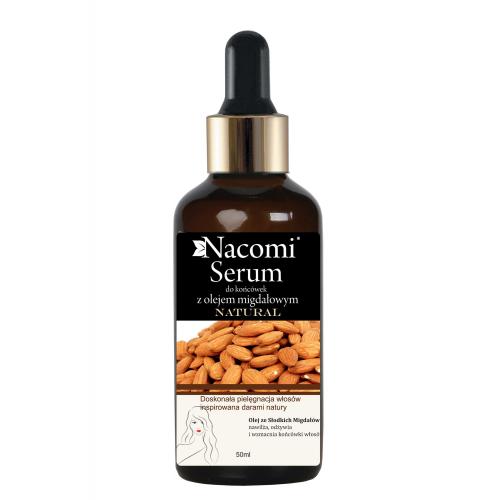 Nacomi, Serum na końcówki włosów z olejem migdałowym