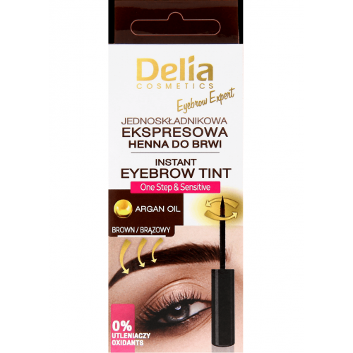 Delia, Eyebrow Expert, Instant Eyebrow Tint (Jednoskładnikowa ekspresowa henna do brwi)