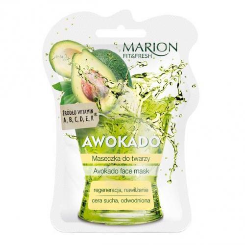 Marion, Fit & Fresh Avocado Face Mask (Maseczka na twarz, szyję i dekolt 'Awokado')