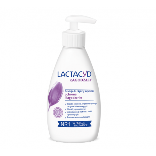 Lactacyd, Łagodzący, Emulsja do higieny intymnej `Ochrona i łagodzenie`