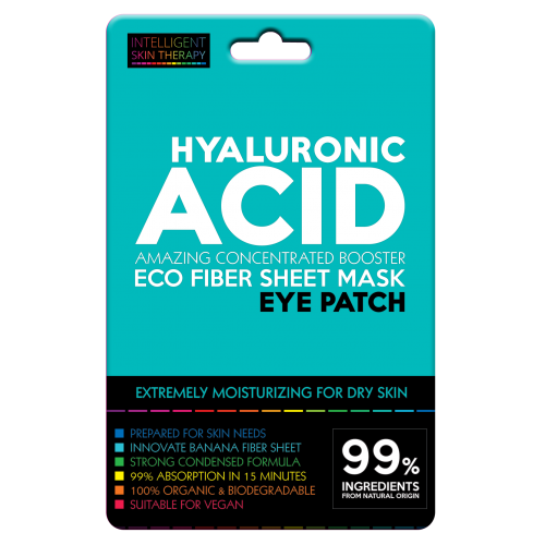 Beauty Face, Intelligent Skin Therapy, Hyaluronic Eco Fibre Sheet Mask Eye Patch Extremely Moisturizing for Dry Skin (Płatki pod oczy)
