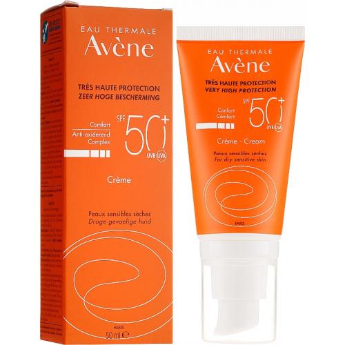 Eau Thermale Avene, Comfort Cream SPF 50+ (Krem przeciwsłoneczny SPF 50+ bardzo wysoka ochrona)