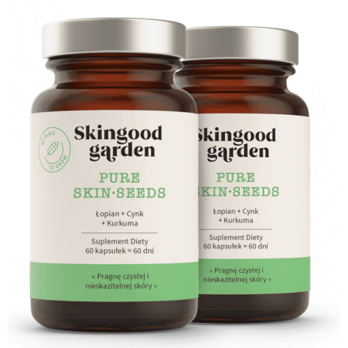 Skingood Garden, Pure Skin Seeds, Suplement diety do walki z niedoskonałościami