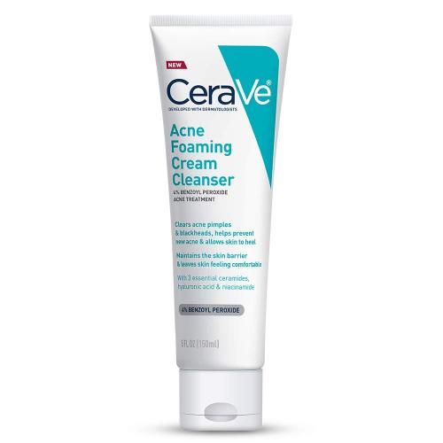 CeraVe, Acne, Foaming Cream Cleanser (Pieniący krem oczyszczający do cery trądzikowej)