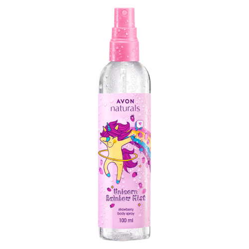 Avon, Naturals, Unicorn Rainbow Body Spray (Truskawkowa pachnąca mgiełka)