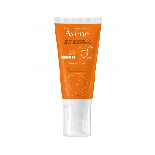 Eau Thermale Avene, Comfort Cream SPF 50+ (Krem przeciwsłoneczny SPF 50+ bardzo wysoka ochrona)