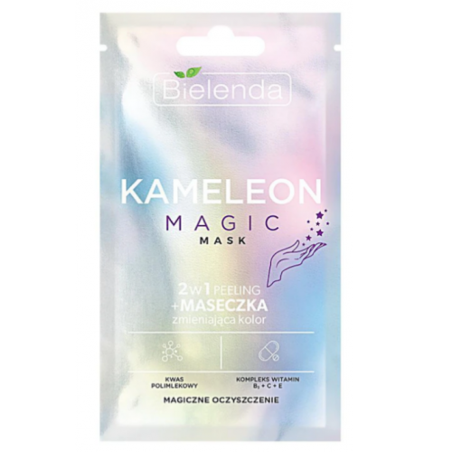 Bielenda, Kameleon Magic Mask, 2w1 peeling + maseczka zmieniająca kolor