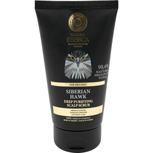 Natura Siberica, Men, Deep Purifying Scalp Scrub Siberian Hawk (Peeling do skóry głowy)