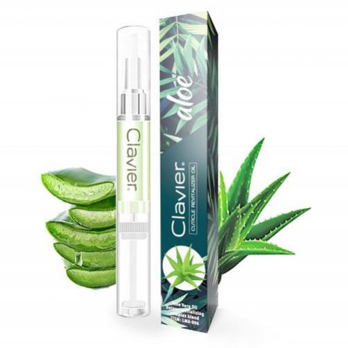 Clavier, Aloe Cuticle Revitalizer Oil (Odżywka-oliwka do regeneracji skórek oraz paznokci `Aloes`)