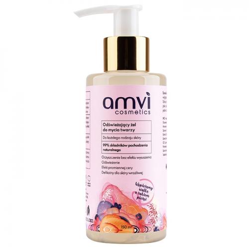 AMVI Cosmetics, Odświeżający żel do mycia twarzy