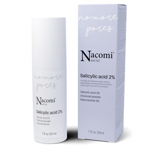 Nacomi, Next Lvl, No More Pores Salicylic Acid 2% Serum (Złuszczające serum na noc)