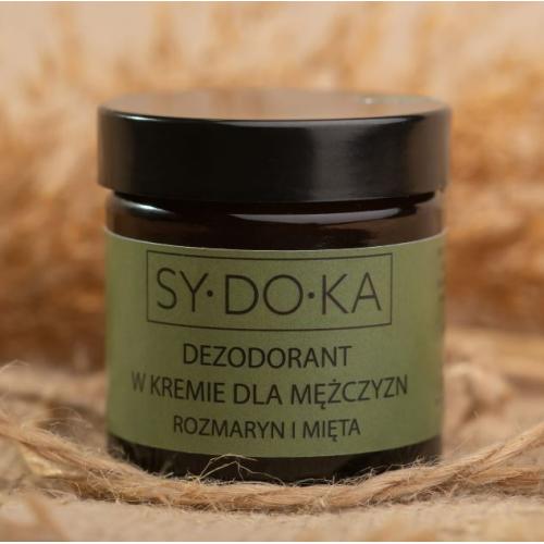 Sydoka, Dezodorant w kremie dla mężczyzn - rozmaryn i mięta