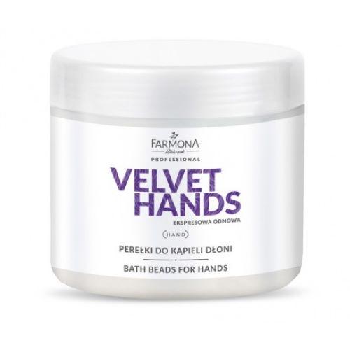Farmona System Professional, Velvet Hands, Bath Beads For Hands (Perełki do kąpieli dłoni)