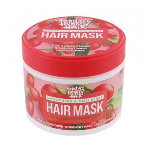 Action, Feedyo' Hungry Hair, Smoothing & Goji Berry Hair Mask (Maska do włosów z owocami goji)