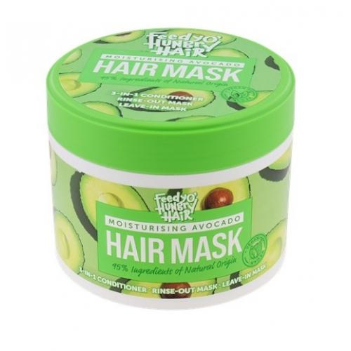 Action, Feedyo' Hungry Hair, Moisturising Avocado Hair Mask (Maska do włosów z awokado)