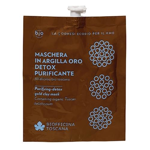 Biofficina Toscana, Maschera in Argilla Oro Detox-Purificante (Kremowa oczyszczająca maseczka na bazie glinki)