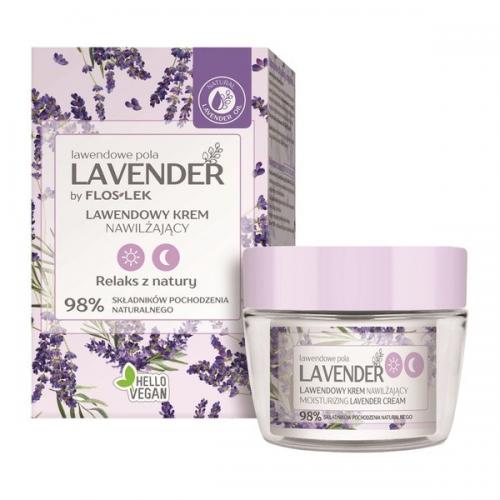 Floslek, Lavender Lawendowe Pola by Floslek,, Lawendowy krem nawilżający