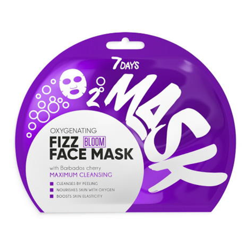 Vilenta, 7 Days, Oxygenating Fizz Face Mask (Maseczka do twarzy `Wiśnia z Barbados`)