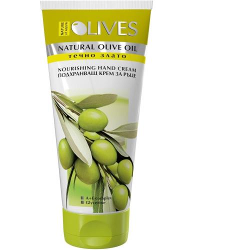 Nature of Agiva, Nourishing Hand Cream with Olive Oil (Odżywczy krem do rąk z oliwą z oliwek)