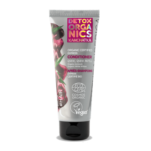 Natura Siberica, Detox Organics Kamchatka, Organic Certified Conditioner (Organiczna certyfikowana, odbudowująca odżywka do włosów bez spłukiwania)