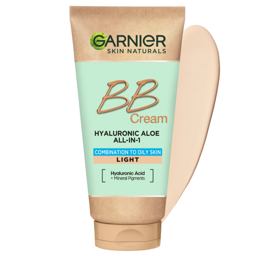 Garnier, Skin Naturals, Hyaluronic Aloe All-in-1 BB Cream, Combination to Oily Skin (Krem BB 5 w 1 dla skóry mieszanej i tłustej)