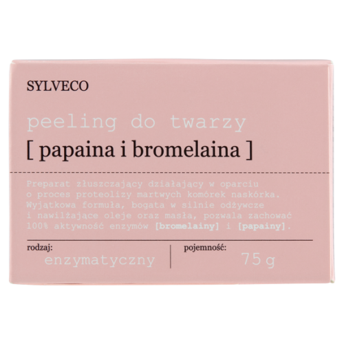 Sylveco, Enzymatyczny peeling do twarzy [Peeling do twarzy `Papaina i bromelaina`]