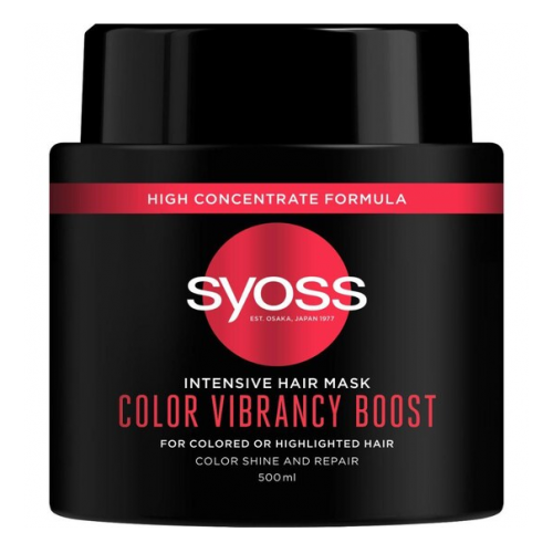 Syoss, Color Vibrancy Boost, Intensive Hair Mask (Intensywnie regenerująca maska do włosów farbowanych i rozjaśnianych)