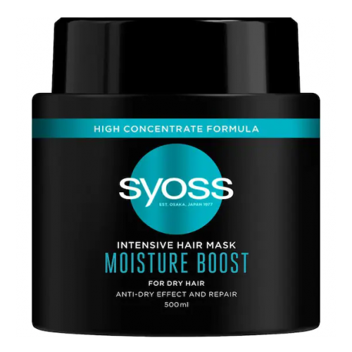 Syoss, Moisture Boost, Intensive Hair Mask (Intensywnie regenerująca maska do włosów suchych)