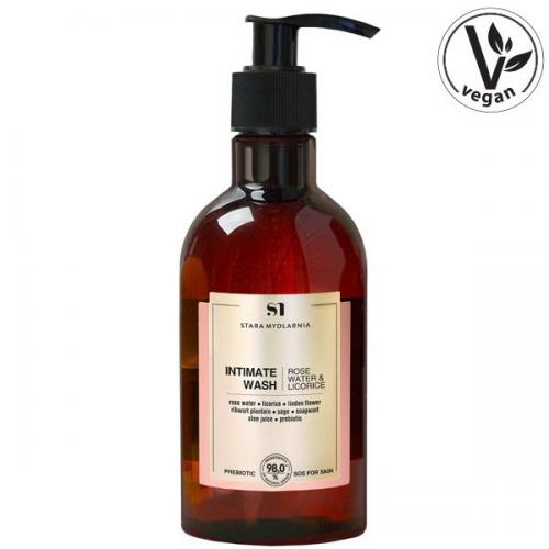 Stara Mydlarnia, Intimate Wash Rose Water & Licorice (Żel do higieny intymnej `Woda różana i lukrecja`)
