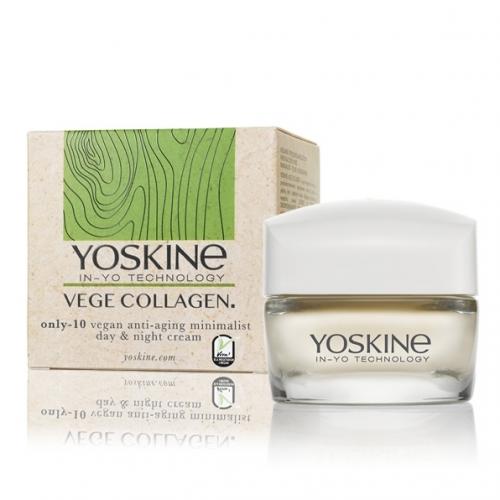 Yoskine, Vege Collage, n Only - 10 Vegan Anti-Aging Minimalist Day & Night Cream (Wegański krem odmładzający na dzień i na noc)