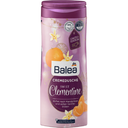 Balea, Cremedusche Sweet Clementine (Kremowy żel pod prysznic `Słodka klementynka`)