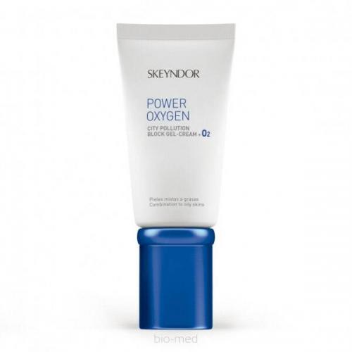 Skeyndor, Power Oxygen City Pollution Block Gel-Cream + O2 (Emulsja dotleniająca dla cery tłustej i mieszanej)