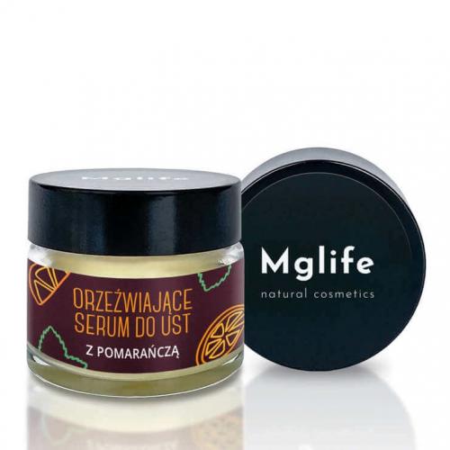 Mglife, Orzeźwiające serum do ust z pomarańczą