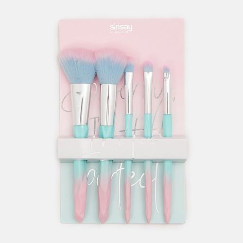 Sinsay, Brush Set (Zestaw 5 pędzli do makijażu)
