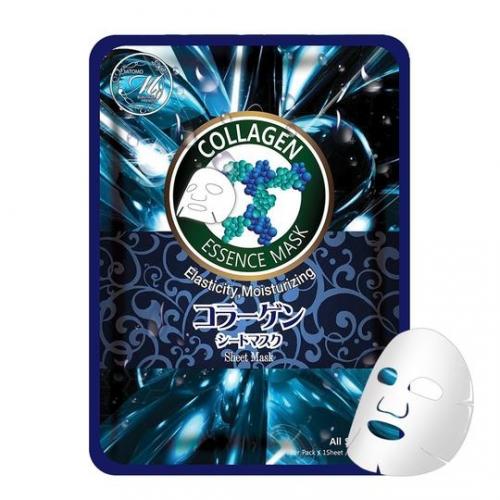 Mitomo, Natural Collagen Elasticity Moisturizing Facial Essence Mask (Uelastyczniająco-nawilżająca maska w płachcie)