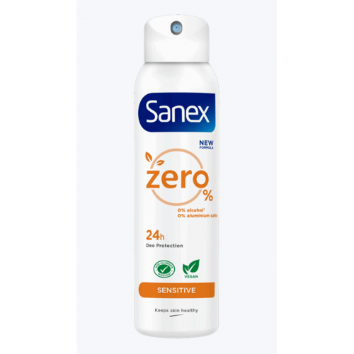 Sanex, Zero% Sensitive, Dezodorant w sprayu do skóry wrażliwej