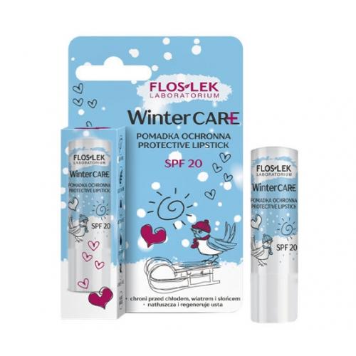 Floslek, Winter Care, Pielęgnująca pomadka do ust SPF 20 (nowa wersja)