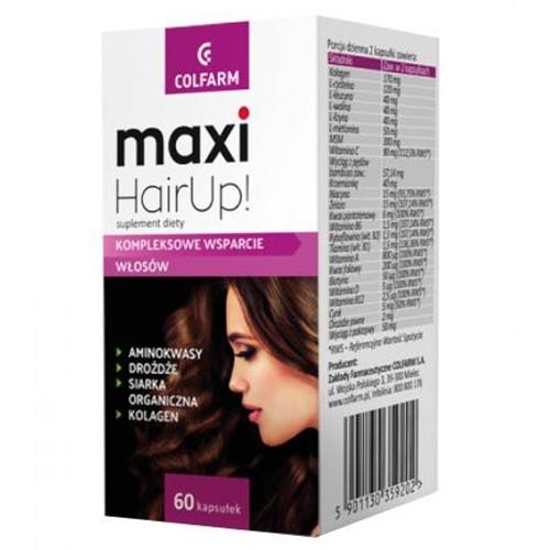 Colfarm, Suplement diety Maxi HairUp! Kompleksowe odżywienie włosów