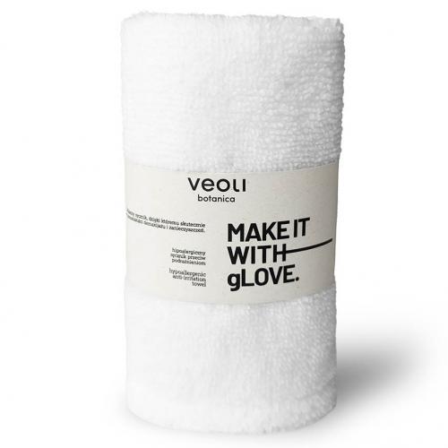 Veoli Botanica, Make it with Glove Hypoallergenic Anti-irritation Face Towel (Hipoalergiczny ręcznik do twarzy przeciw podrażnieniom)