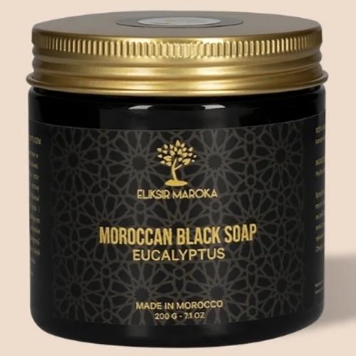 Eliksir Maroka, Marokańskie czarne mydło `Eukaliptus`