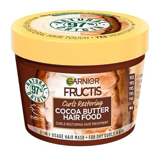 Garnier, Fructis, Hair Food, Curls Restoring Cocoa Butter Hair Mask (Maska do włosów kręconych)