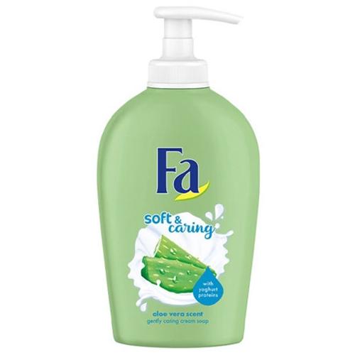 Fa, Soft & Caring, Aloe Vera Scent Gently Caring Cream Soap (kremowe mydło w płynie o zapachu aloesu)