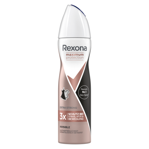 Rexona, Maximum Protection Invisible, antyperspirant damski w SPRAY 150ml