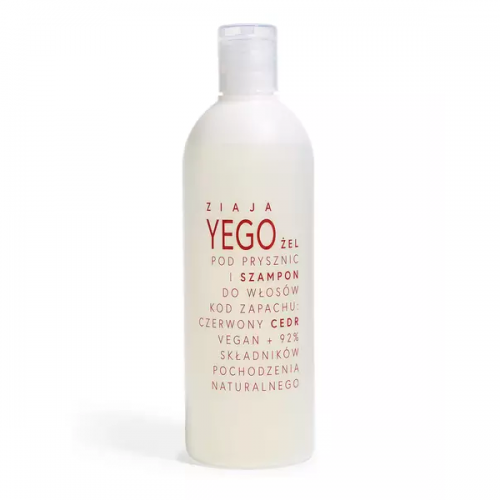Ziaja, Yego, Żel pod prysznic i szampon do włosów `Czerwony cedr`