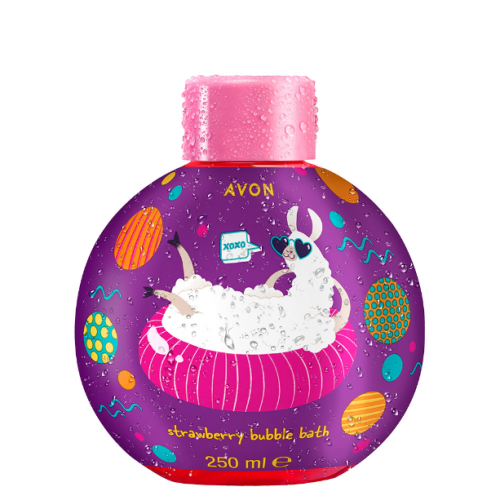 Avon, Kids, Lama Dude, Strawberry Bubble Bath (Płyn do kąpieli `Zabawna Lama`)
