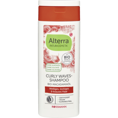 Alterra, Curly Waves-Shampoo Bio-Macadamiaöl (Szampon do włosów kręconych z bio-olejem makadamia)